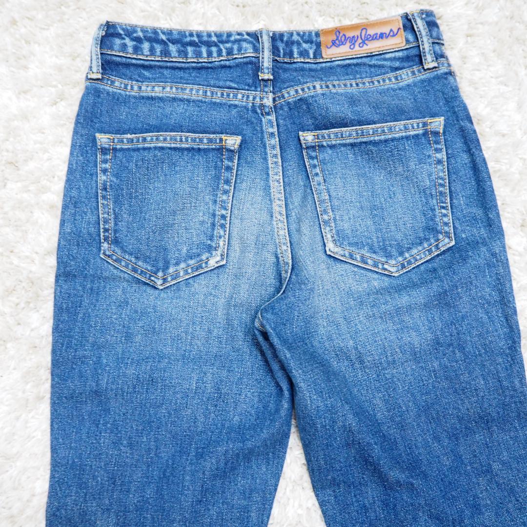 スライ SLY JEANS ハイライズ テーパード デニム パンツ w24｜Yahoo 