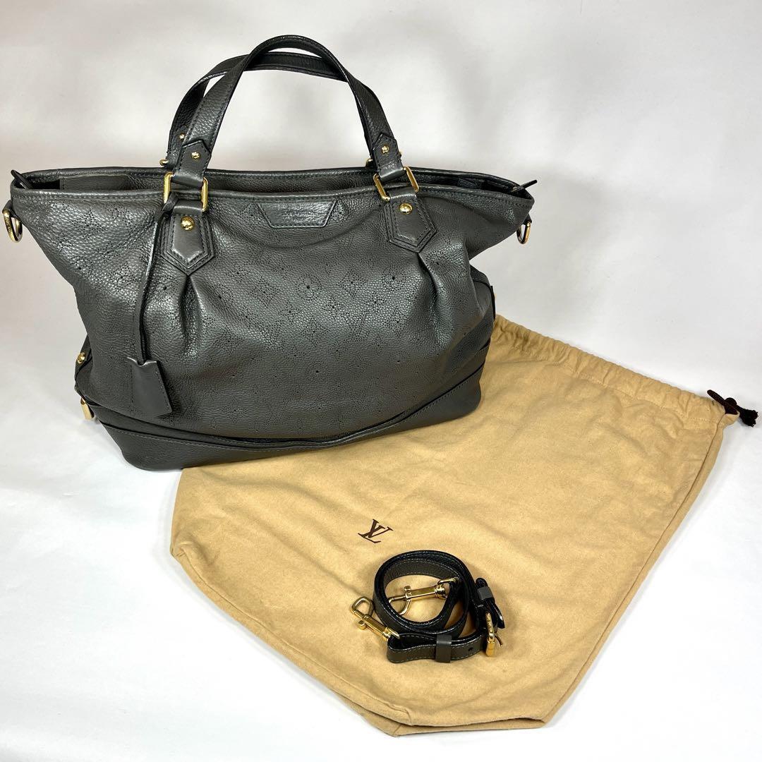 ルイヴィトン M93063 マヒナ ステラ 2way ハンド ショルダーバッグ-