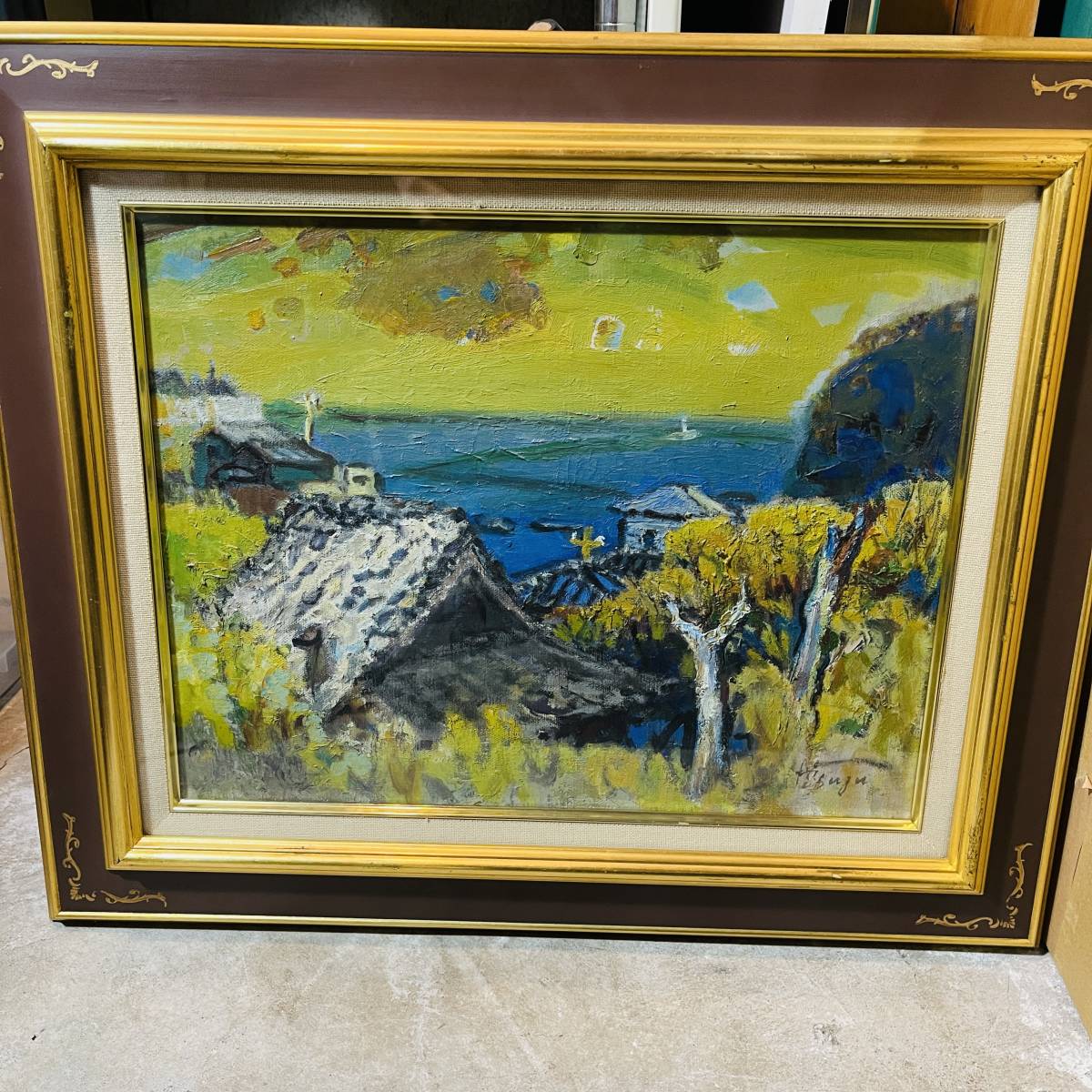 50万円で購入! 作者不明 絵画 額付き Yahoo!オークション - 美術品 作者 鈴木博尊 作品 不明 額箱付き