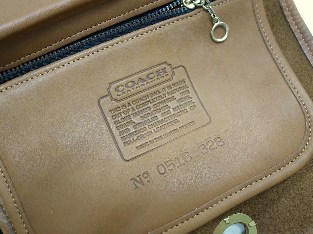 OLD COACH オールドコーチ レザー ミニショルダー バッグ USA製