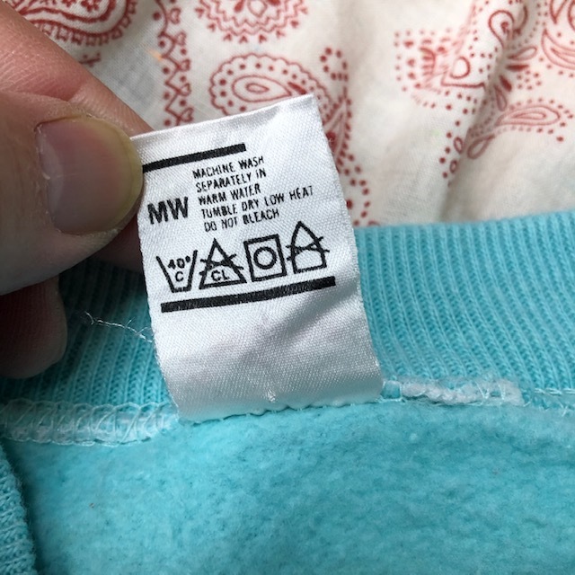 USA古着 70s~80s USA製 Sportswear ハンドペイントスウェット L USA古着 70s~80s USA製 Sportswear ハンドペイントスウェット L