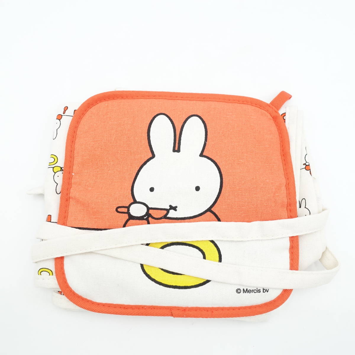  Miffy / tote bag ..../ small of the back volume apron & dishmat set steady.2021.1 month number special appendix / unused /9878