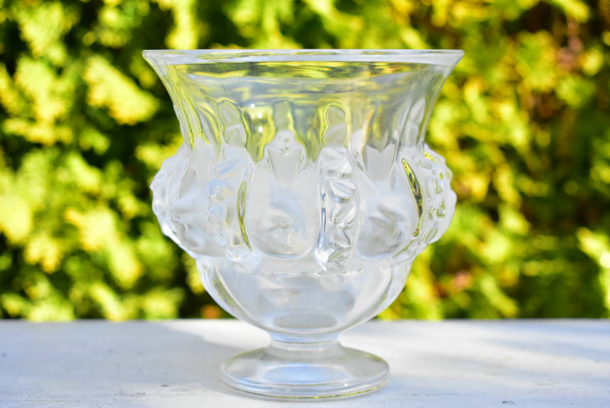 LALIQUE ラリック ダンピエール 花瓶 フラワーベース フランス製 箱