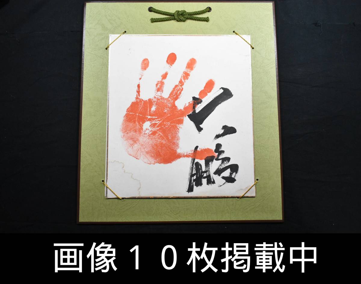 相撲 力士 手形 サイン 横綱 大鵬 色紙 色紙額 本物 画像10枚掲載中