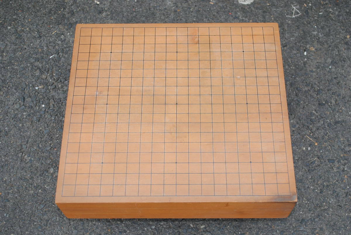 3　昭和レトロ　囲碁　碁盤　410x45x225　厚み110ミリ