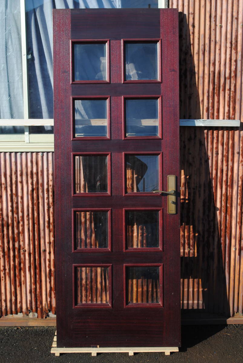 超美品の 井3 昭和レトロ 高級 重厚木材 ナショナル製 マホガニー調 扉