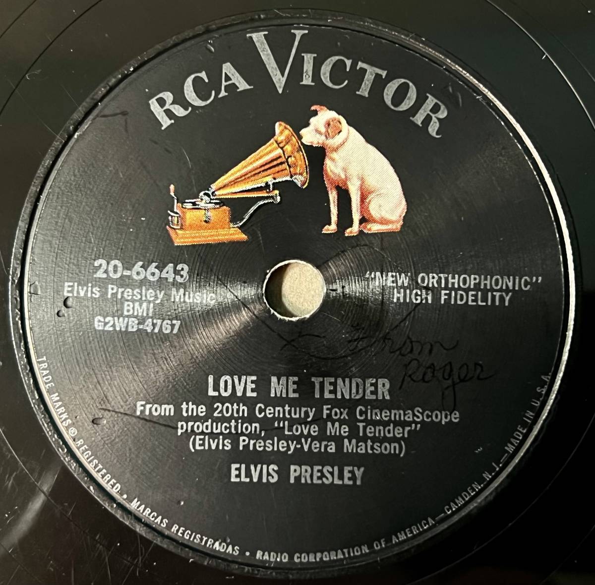 ELVIS PRESLEY RCA VICTOR Love Me Tender/ Anyway You Want Me