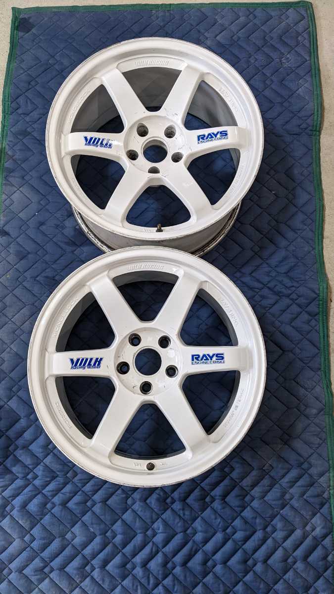あすつく】 希少 絶版品 レイズ RAYS TE37 18インチ 9.5J 12 鍛造