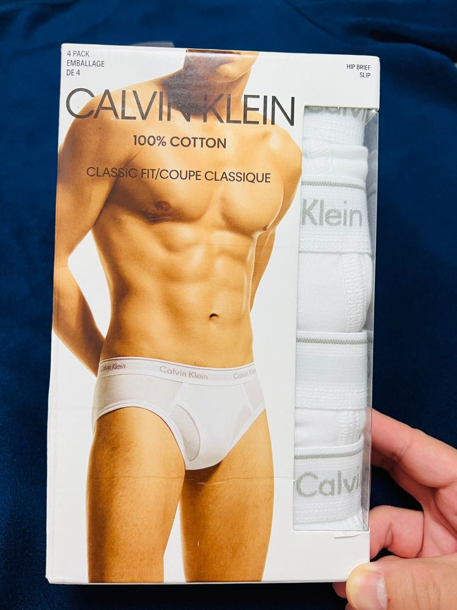 新品Calvin Klein カルバンクライン classic fit 白ブリーフパンツ 4枚セット　XL 男性下着　CKパンツ