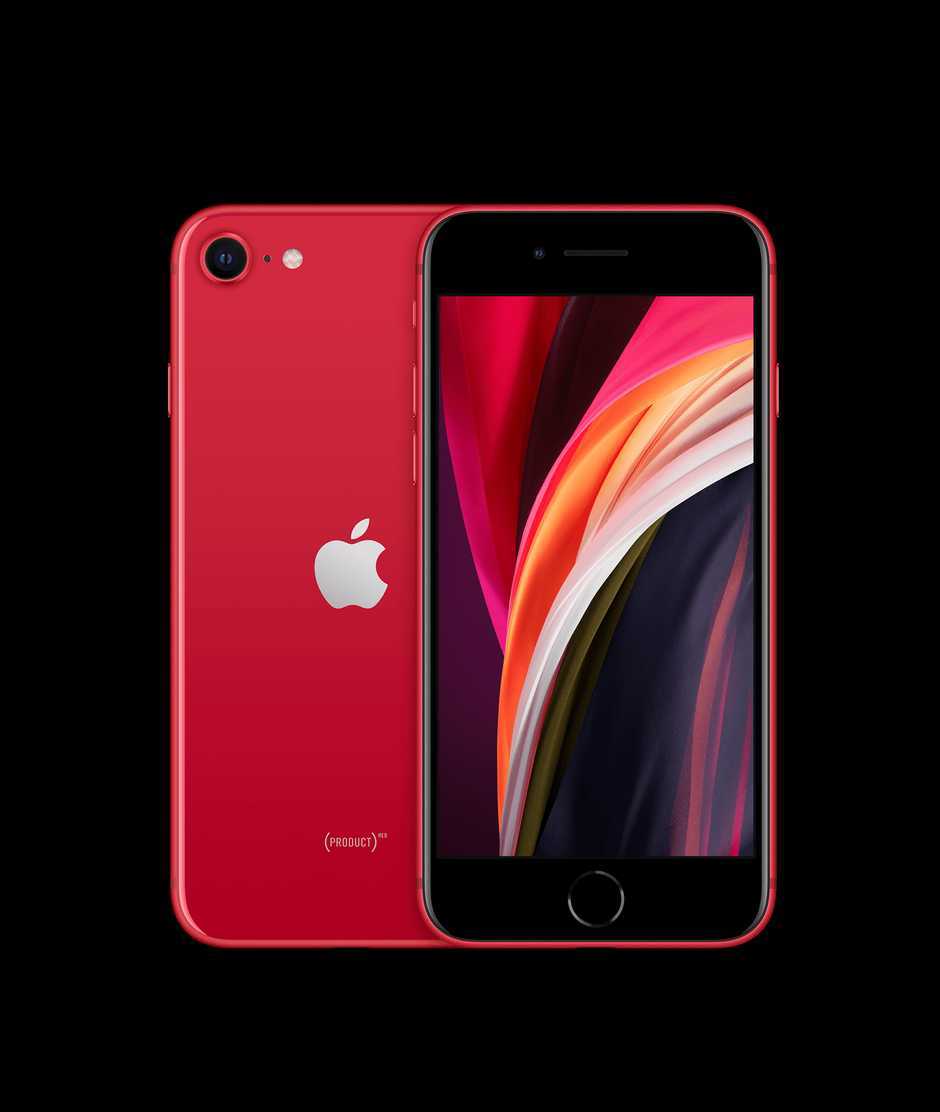シルバー/レッド iPhone SE 128gb (第2世代) MHGV3J/A 赤 レッド