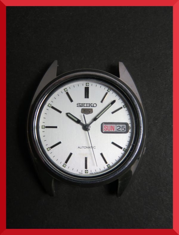 セイコー SEIKO ファイブ 5 自動巻き 3針 デイデイト 7S26-3040 男性用 メンズ 腕時計 U202 稼働品