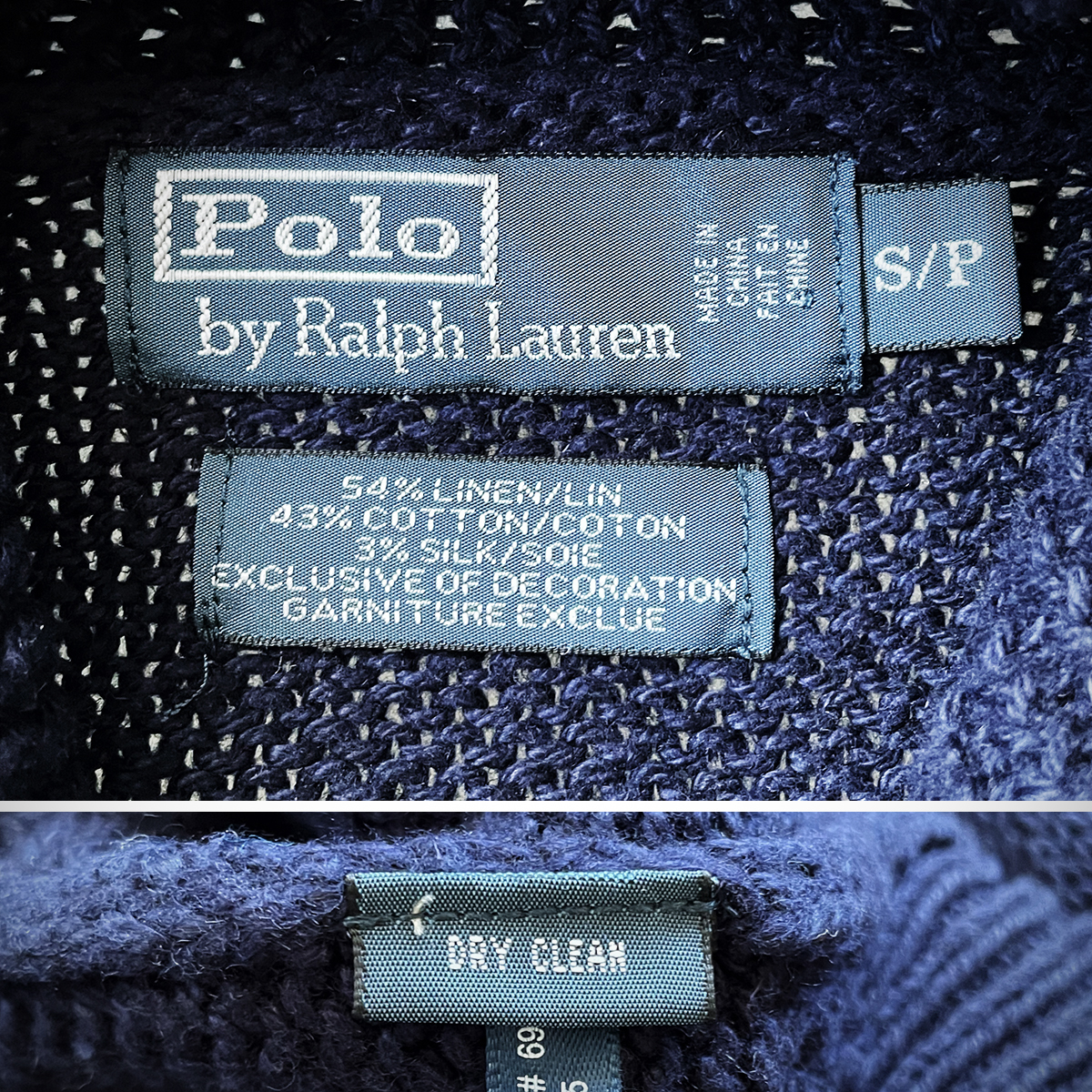 RALPH LAUREN 星条旗 セーター 紺 ネイビー 柄 ニット 襟 RALPH LAUREN 星条旗 セーター 紺 ネイビー 柄 ニット 襟
