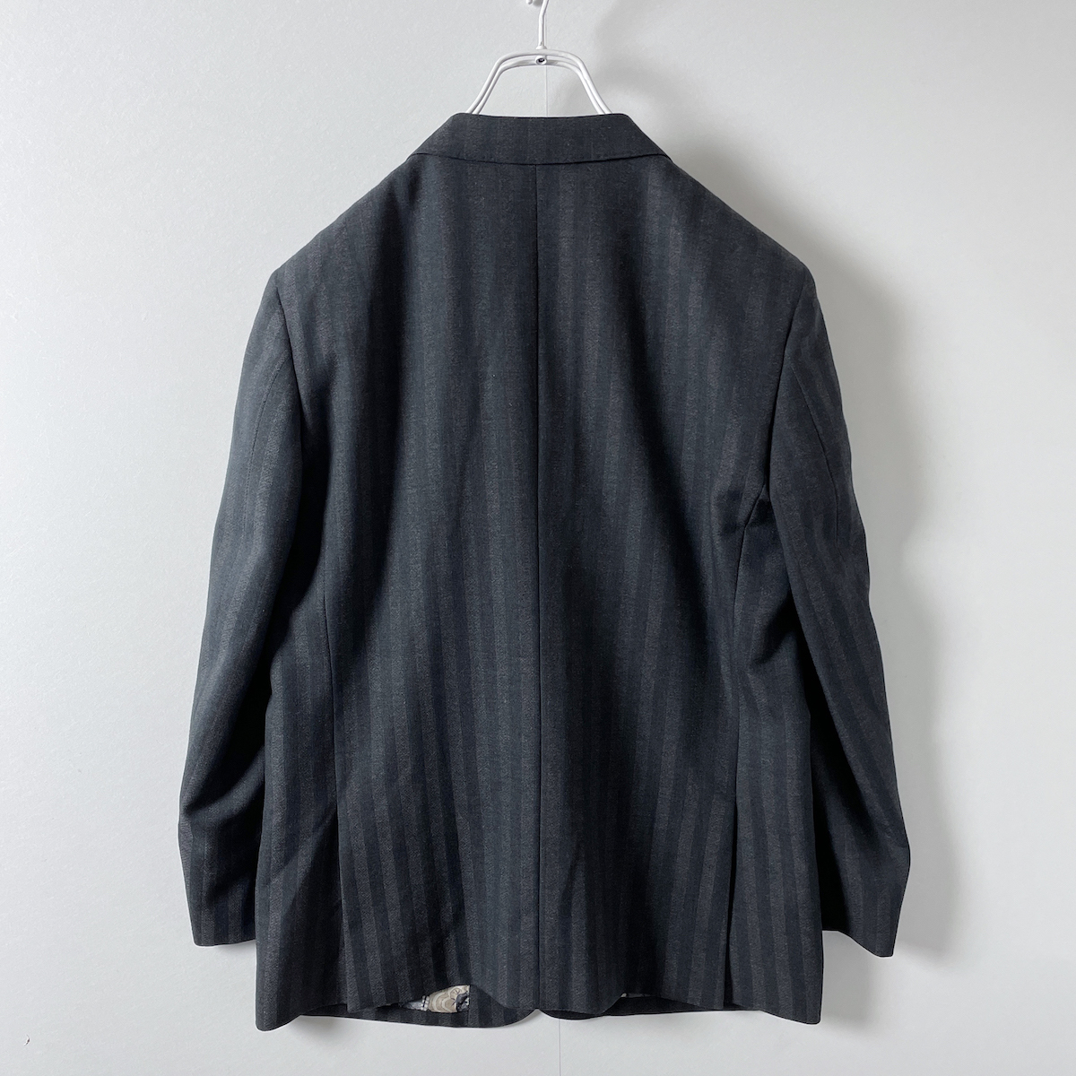 Brioni メンズ 52 XL LL 相当 シャドー ストライプ 柄 シングル スーツ