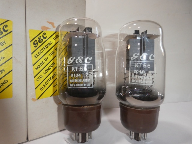 定番HOT】 ヤフオク! - 真空管 GEC KT66 新品未使用 2本 その2