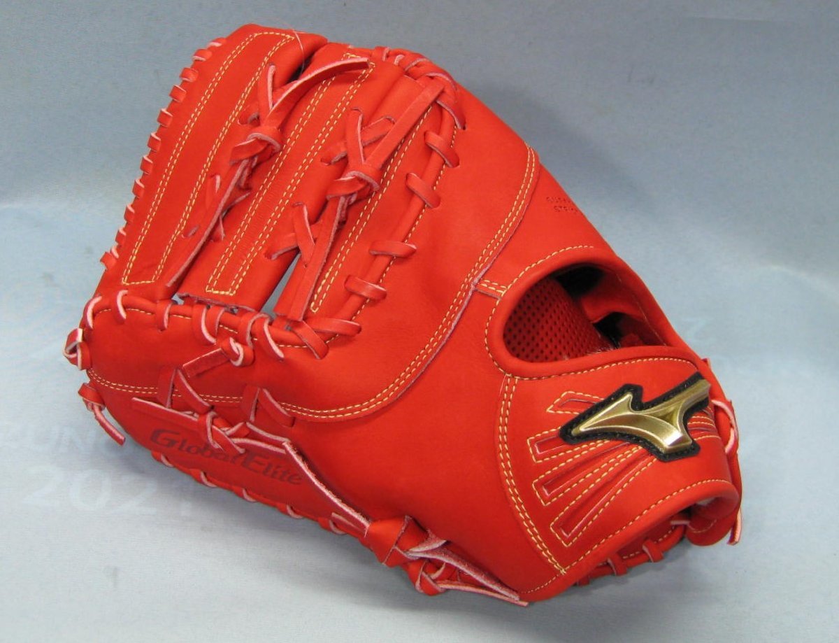 ◆ Mizuno &gt;&gt; Global Elite H Selection 02+Left Throw 1AJCS22410 eatcher First Baseman и Radish Color