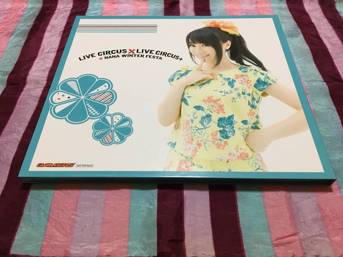 開封済未使用 水樹奈々 ディスク収納アルバム 「Blu-ray/DVD NANA MIZUKI LIVE CIRCUS×CIRCUS+×WINTER FESTA」 ゲーマーズ特典_画像3