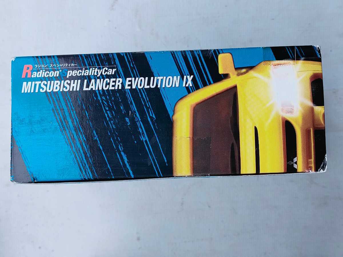 # unopened 1/43 radio-controller R/C car Mitsubishi MITSUBISHI Lancer Evolution Ⅸ( yellow 27Mhz)[ inspection ] Masudaya special li TIKKA -LANCER EVOLUTION