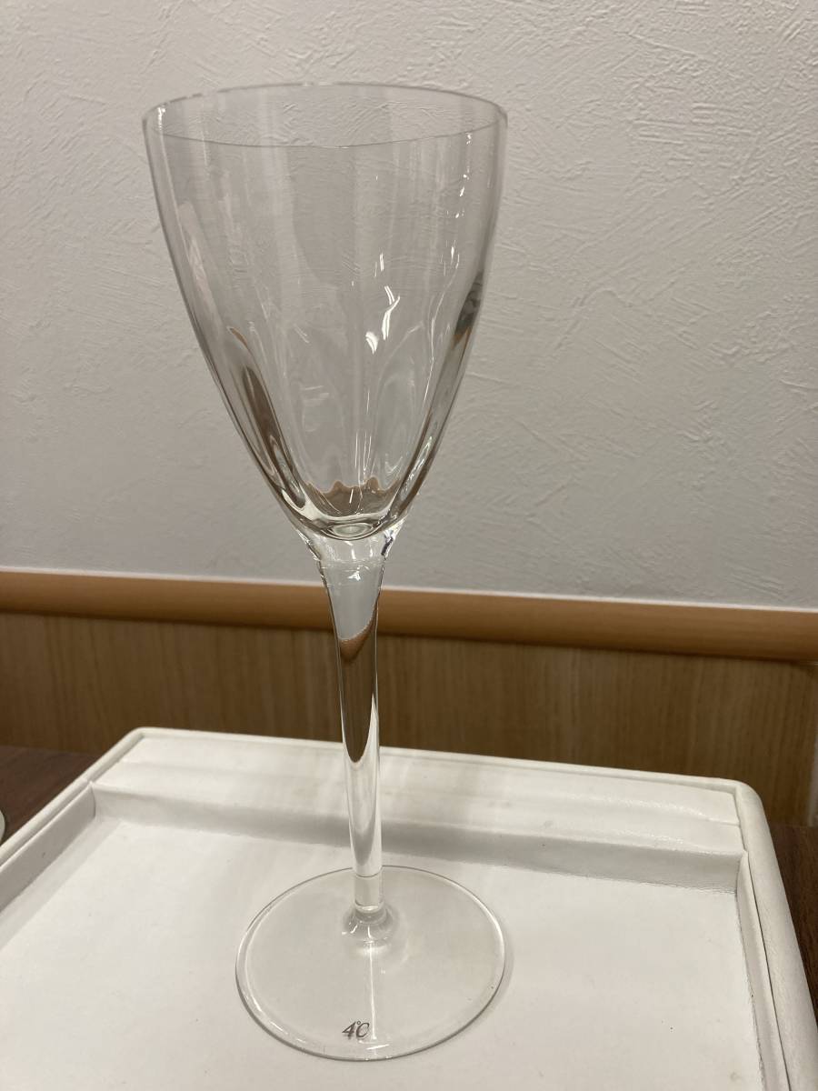21039 ワイングラス 【4℃ ヨンドシー ペアワイングラスセット】 専用箱無し ユーズド品の画像9