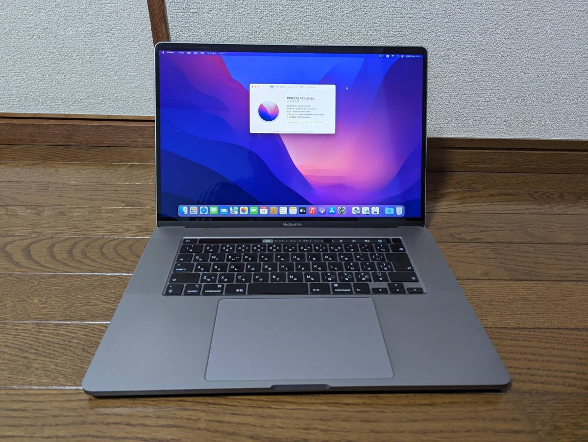 モデルです 2019 Apple MacBook Pro (16インチ, 16GB RAM, 1TB