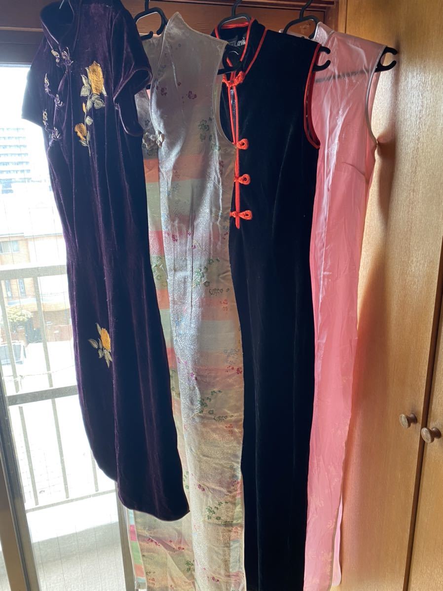 4 позиций комплект платье в китайском стиле 