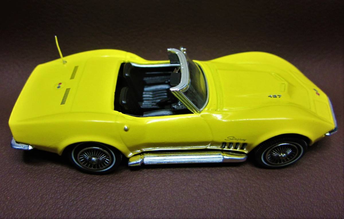 マッチボックス製★シボレー コルベットスティングレー1969 イエロー★CHEVROLET CORVETTE★MATCHBOX ULTRA1/43_画像5