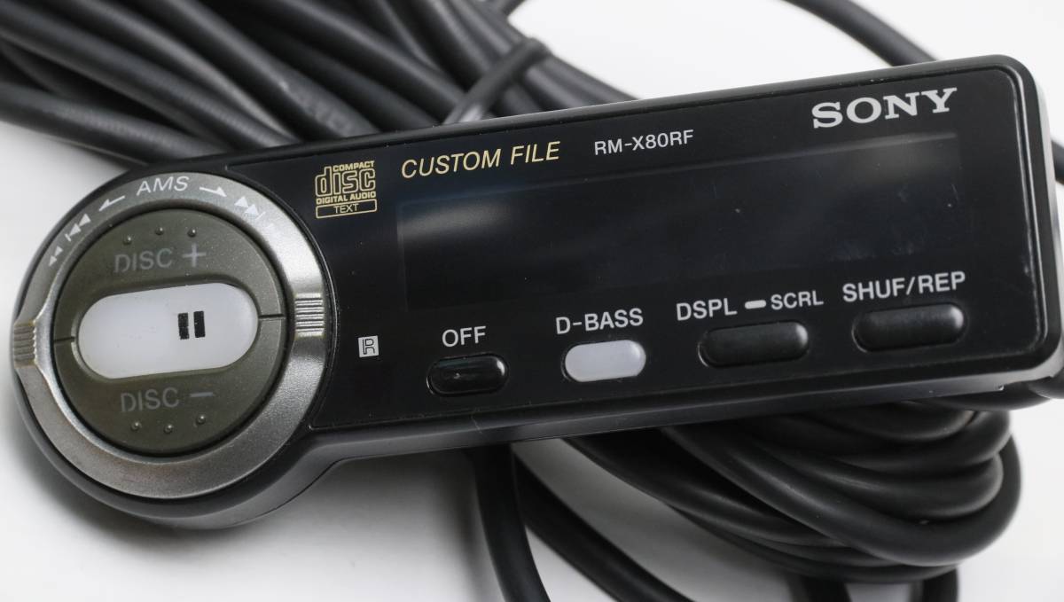 SONY RM-X80RF CDX-545RF CDX-555RF コントローラー 中古の画像4