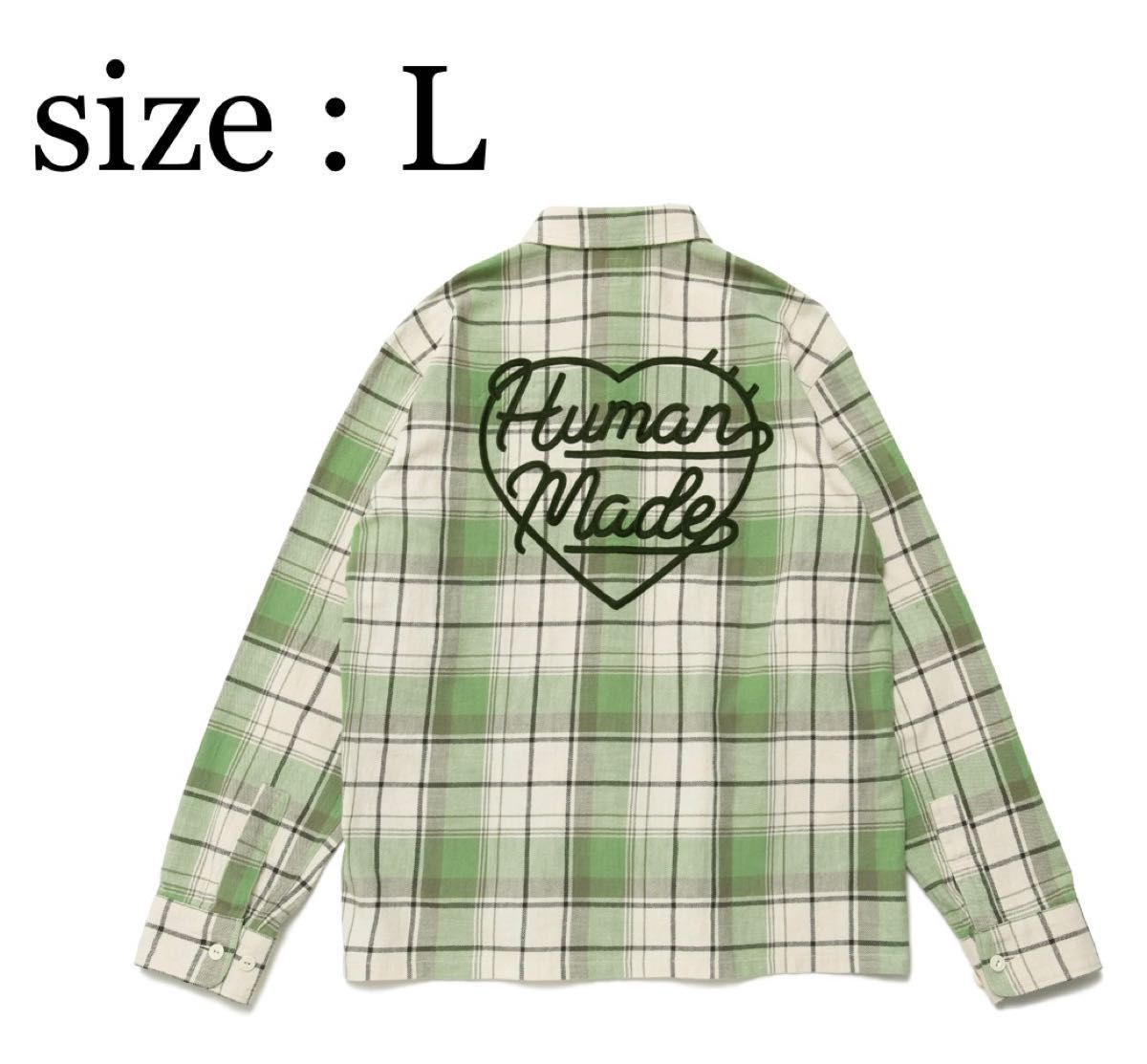新品送料込☆HUMAN MADE Checked Overshirt Green | www