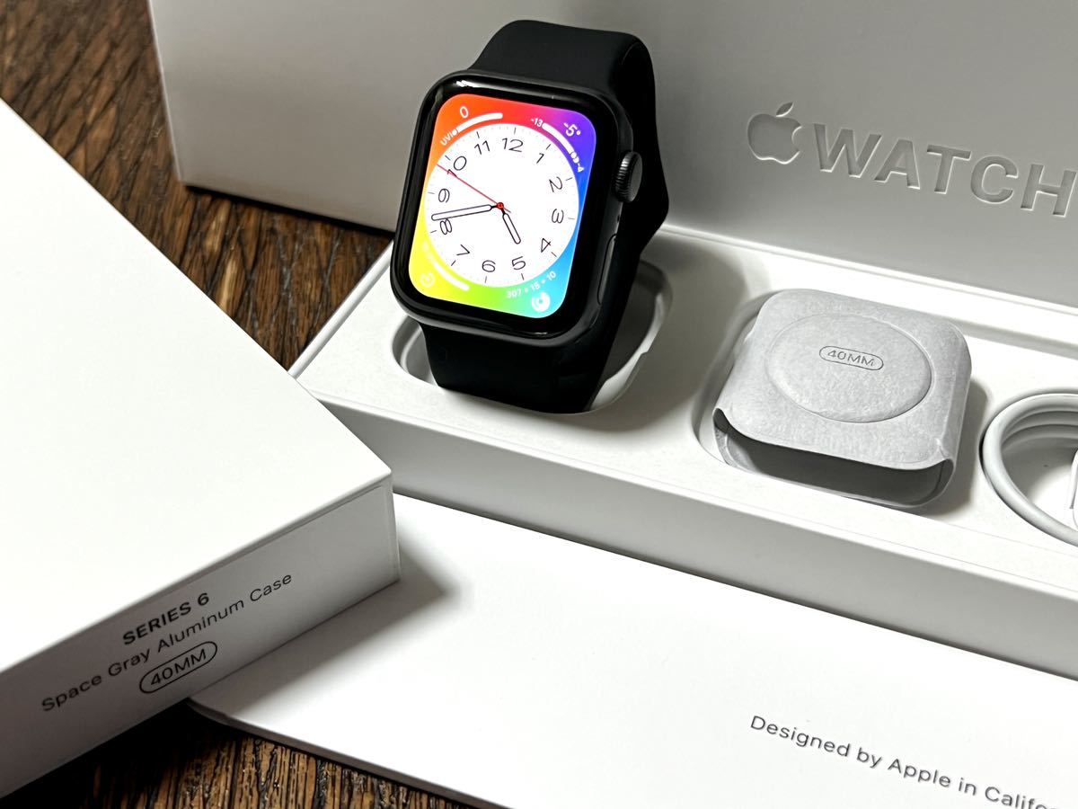 即決 送料無料 Apple Watch Series 6 40mm アップルウォッチ スペース