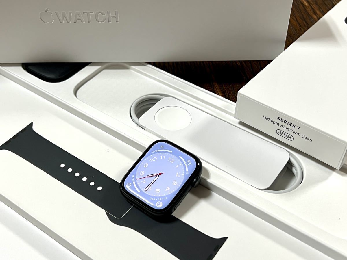 新品未開封 Apple Watch series7 45ミリ ミッドナイトGPS-