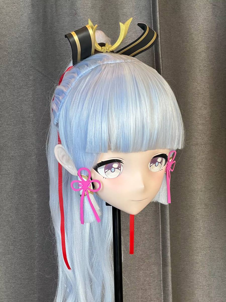 原神 神里綾華 着ぐるみ 美少女 マスク kigurumi コスプレ 原神 神里綾華 着ぐるみ 美少女 マスク kigurumi コスプレ