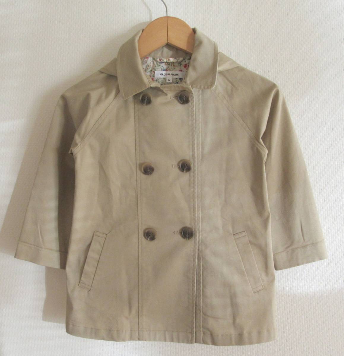 * GLOBAL WORK Kids trench coat 100-110 size jacket 
