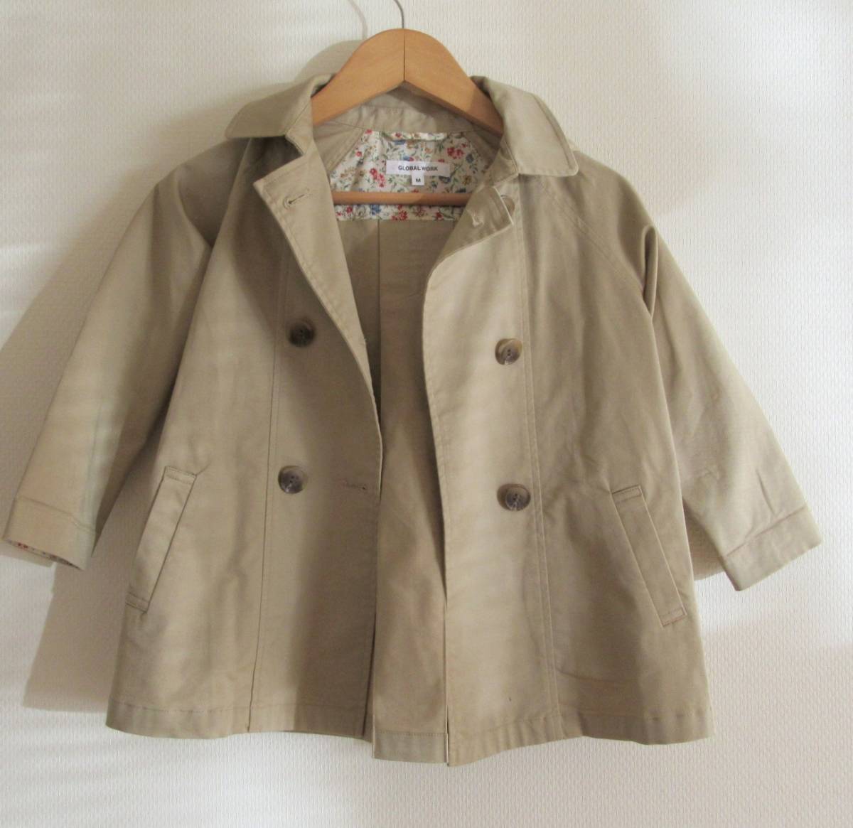 * GLOBAL WORK Kids trench coat 100-110 size jacket 