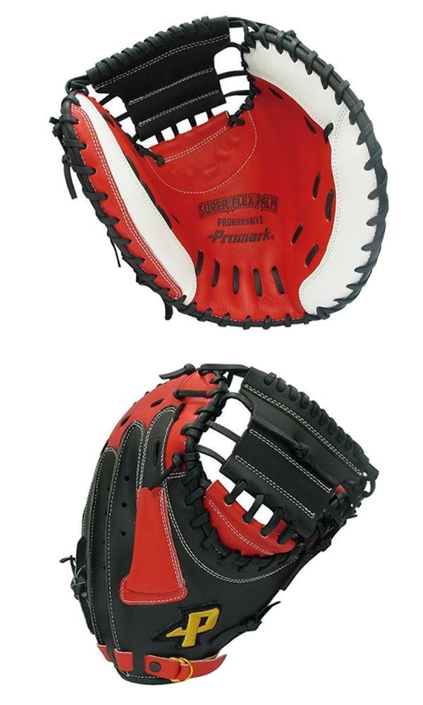 Promark Pro Mark перчатка перчатка софтбол в общем для принимающего catcher mito красный orange × черный PCMS-4823