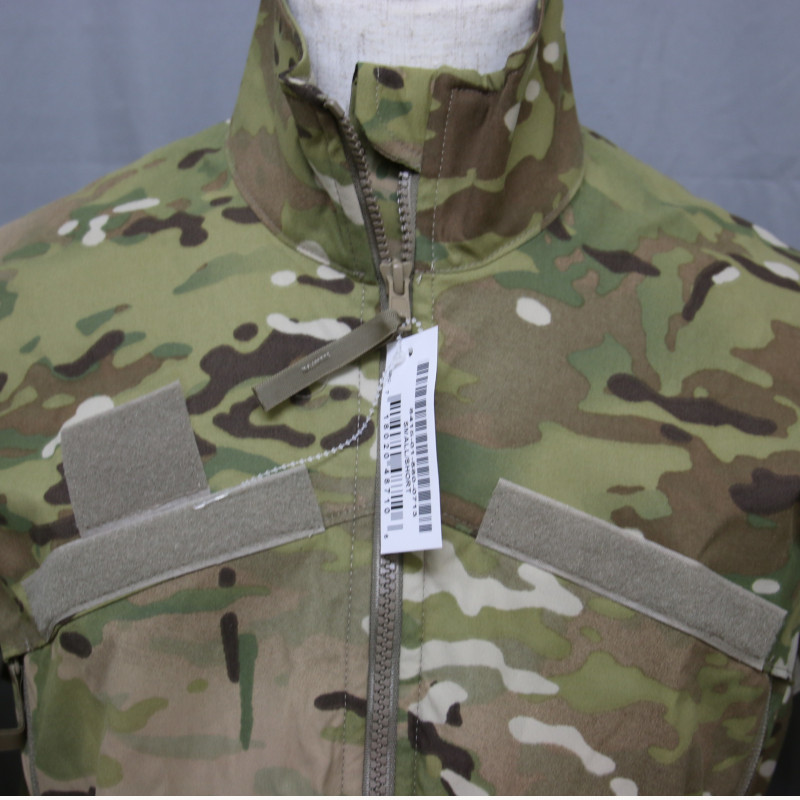 【米軍実物】ECWCS LEVEL4 Wind Jacket US ARMY GENⅢ ウインドジャケット  Multi Cam/OCP サイズS/S〈軍放出品〉の画像4