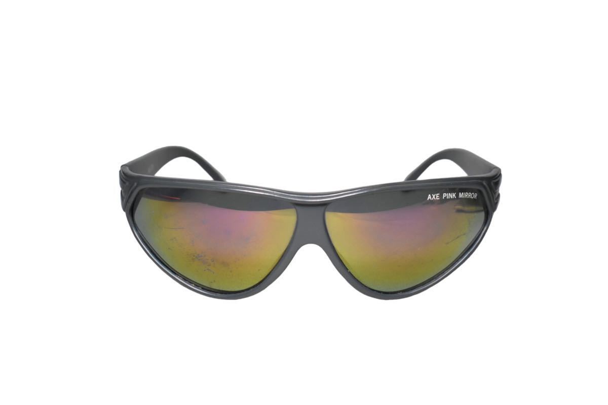  standard [AXE/ Axe ]AS-20 PINK MIRROR full rim goggle type sports sunglasses mirror lens 