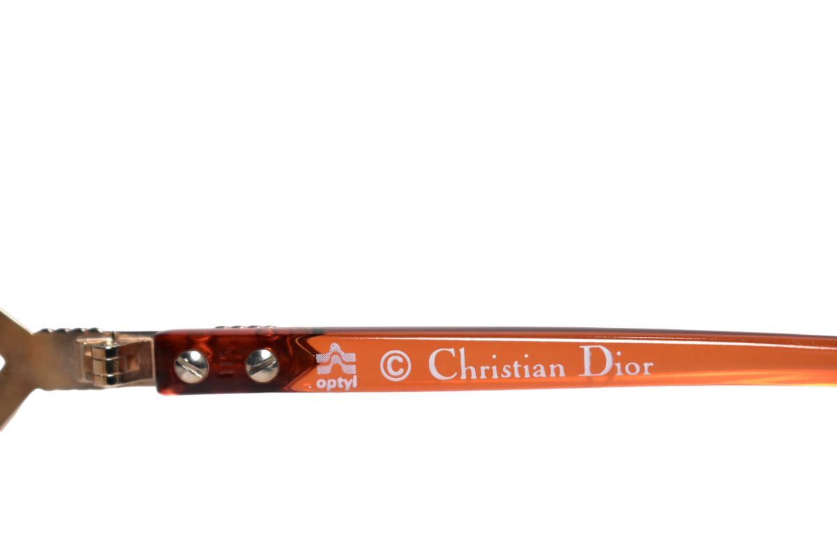 VINTAGE Австрия производства [Christian Dior/ Christian Dior ]2227 полный обод боковой Logo солнцезащитные очки orange серия очки Vintage 