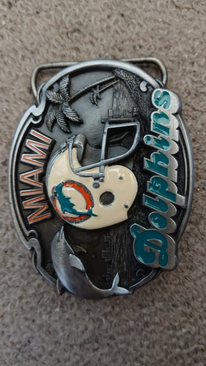 MIAMI dolphins/リミテッド2471/ベルトバックル USA製