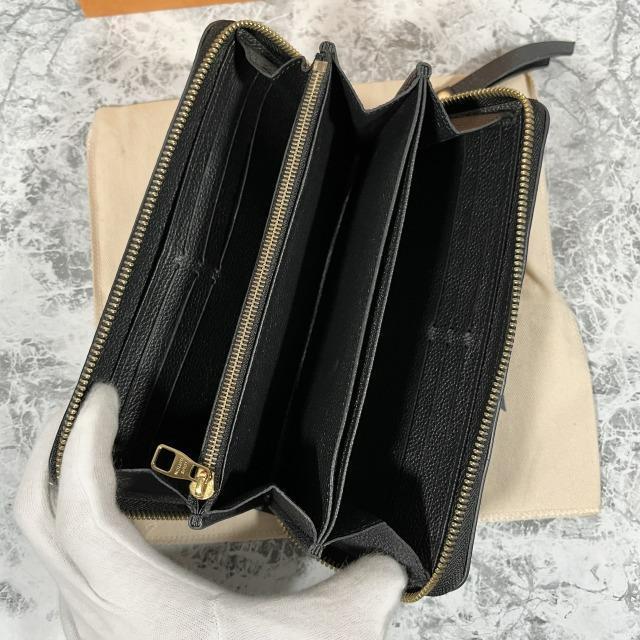 美品 LOUIS VUITTON ルイヴィトン アンプラント ジッピーウォレット ステッチ M64805 ラウンドジップ 長財布_画像3