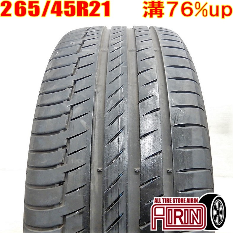 中古タイヤ 265/45R21 サマータイヤ CONTINENTAL PremiumContact 6 1本 単品 フォルクスワーゲンテラモント アトラス などに 中古 21インチ_画像1