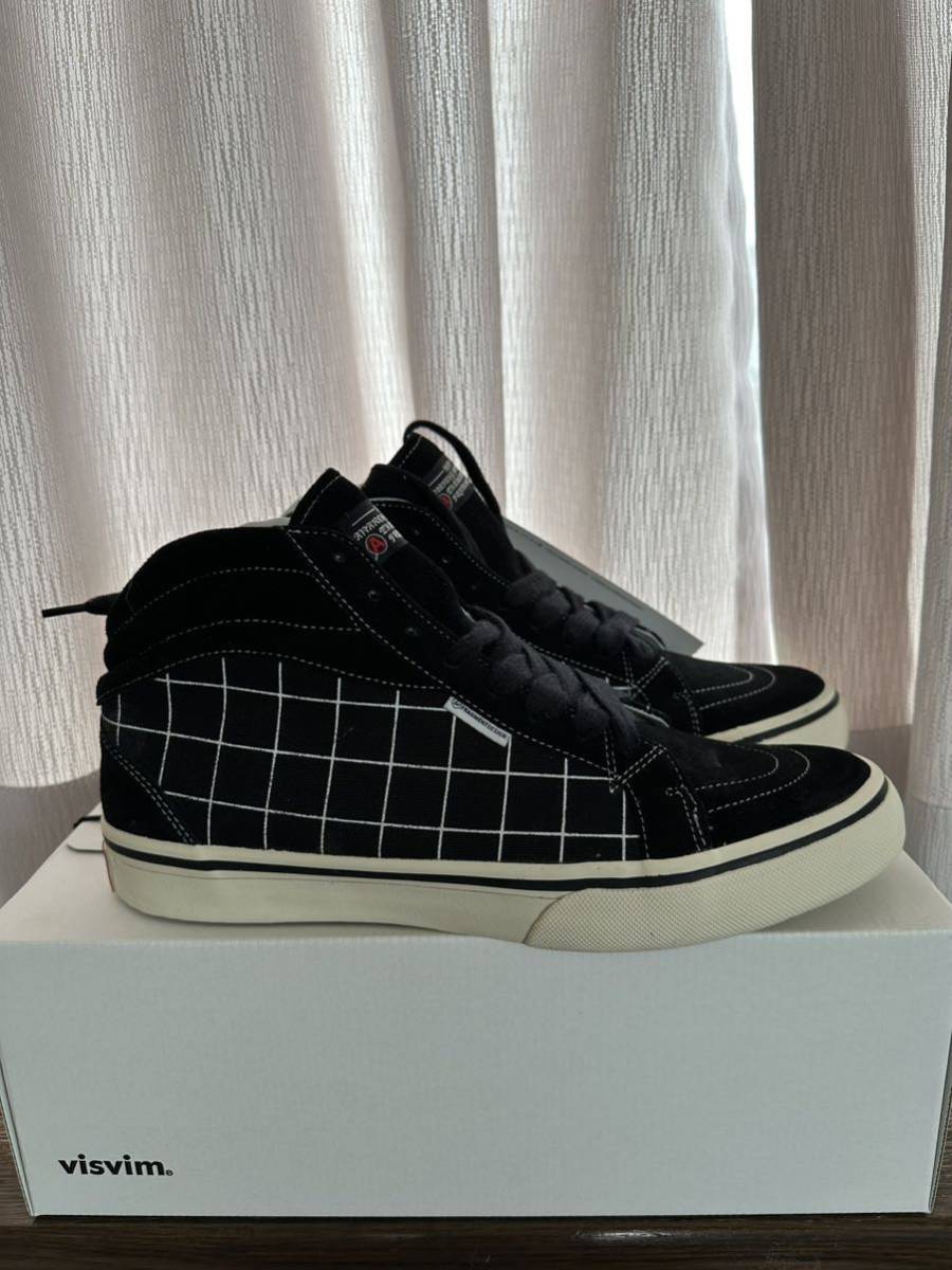 AFFA × FRAGMENT × visvim スパイダーチェックスニーカー　US9 未使用　アンダーカバー　フラグメント 送料サービス_画像2