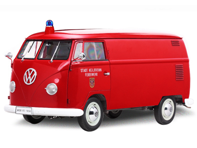 現品限り 送料無料 1/12 1956年 フォルクスワーゲン タイプ2 消防車 VW ワーゲンバス 1000台限定モデル Kastenwagen