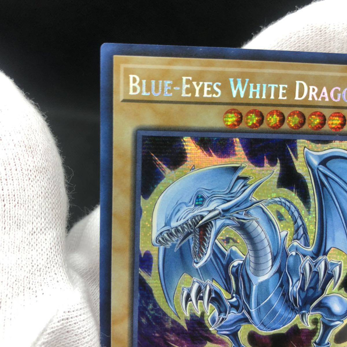 遊戯王 英語版 青眼の白龍 ブルーアイズホワイトドラゴン プリズマ