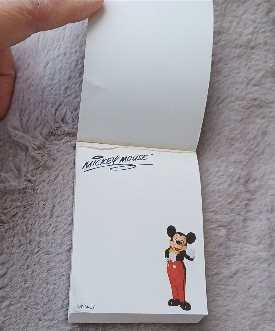 【Disney】メモ帳・ノート3点セット プーさん ミッキーマウス ミニーマウス ディズニー