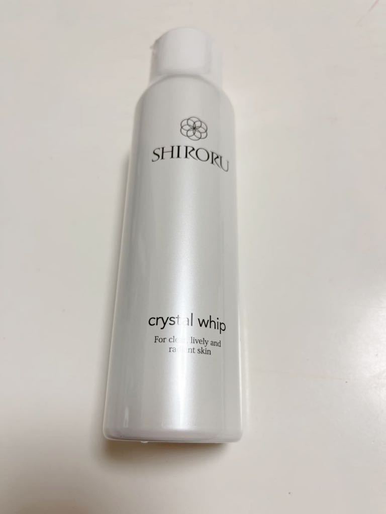 海外限定 新品未開封 炭酸泡洗顔 SHIRORUクリスタルホイップ 120g 新品未開封SHIROKU クリスタルホイップ1本