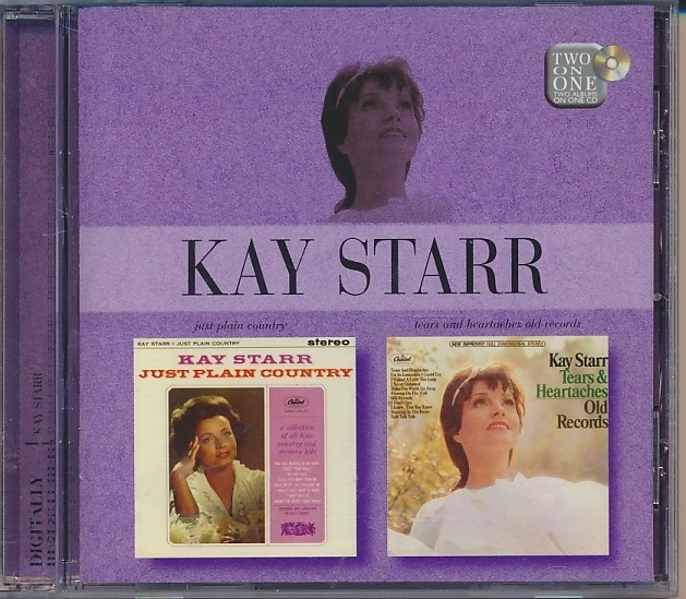 CD●KAY STARR Just Plain Country / Tears & Heartaches Old Records　輸入盤　ケイ・スター_画像1