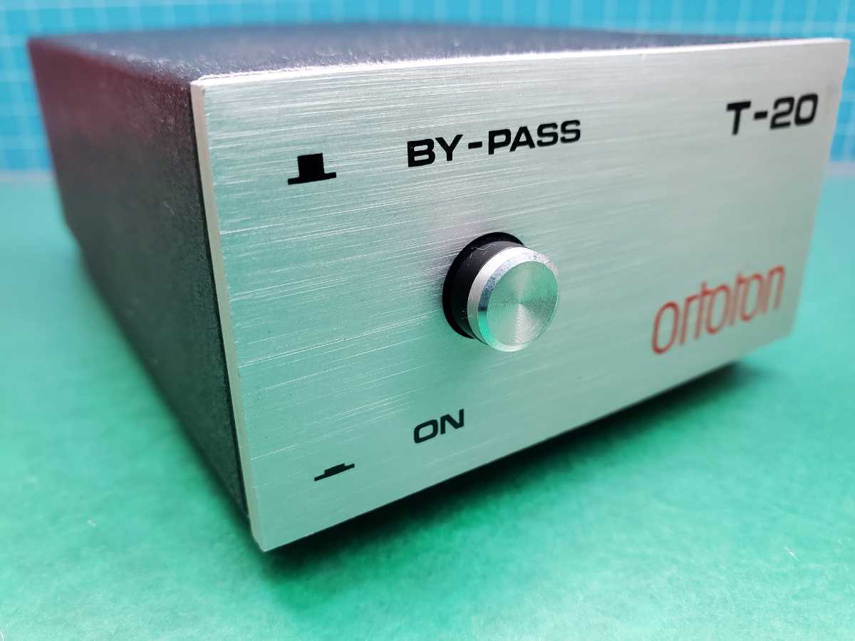 《№649》ORTOFON（オルトフォン） MC型カートリッジ用昇圧トランス Ｔ－２０ バイパススイッチ付 デンマーク製 ☆目立った傷や汚れなし☆_画像7