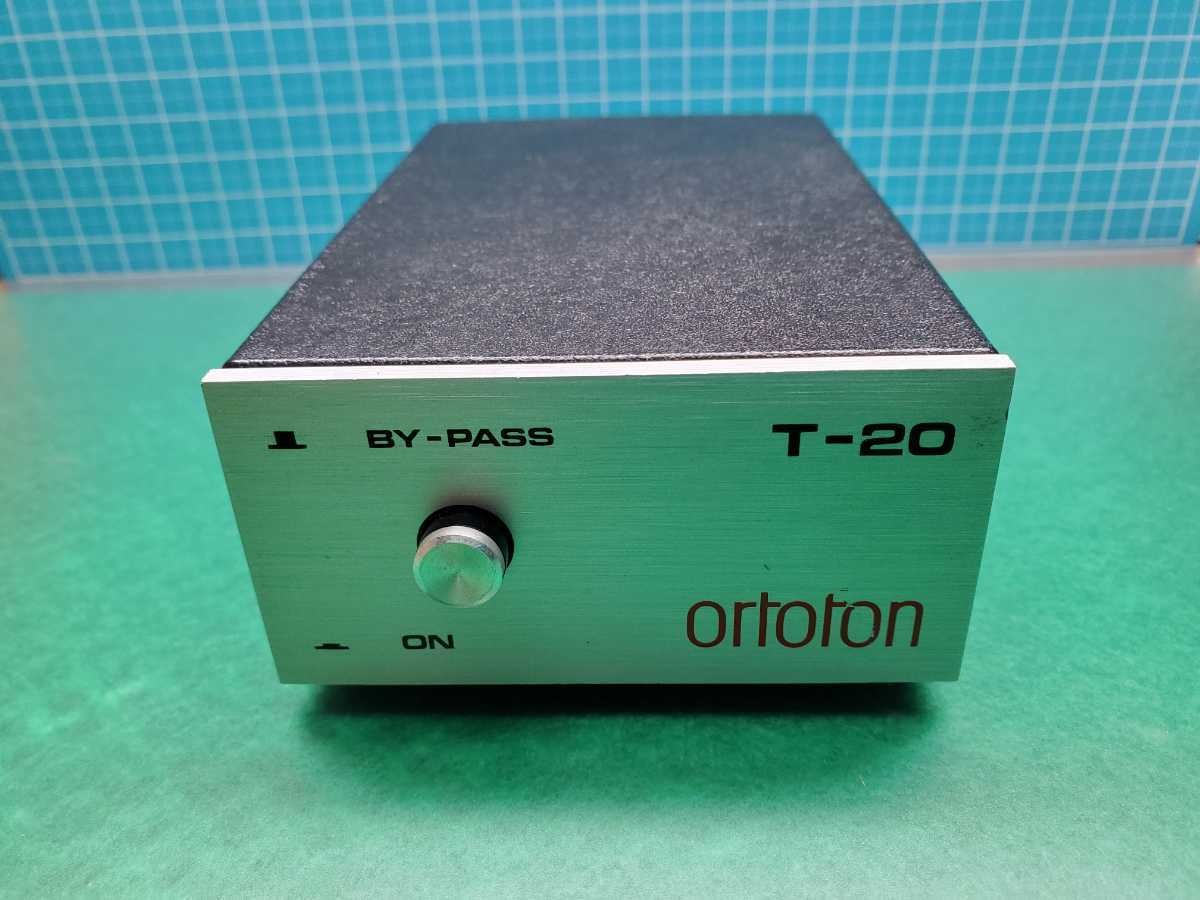 《№649》ORTOFON（オルトフォン） MC型カートリッジ用昇圧トランス Ｔ－２０ バイパススイッチ付 デンマーク製 ☆目立った傷や汚れなし☆_画像1