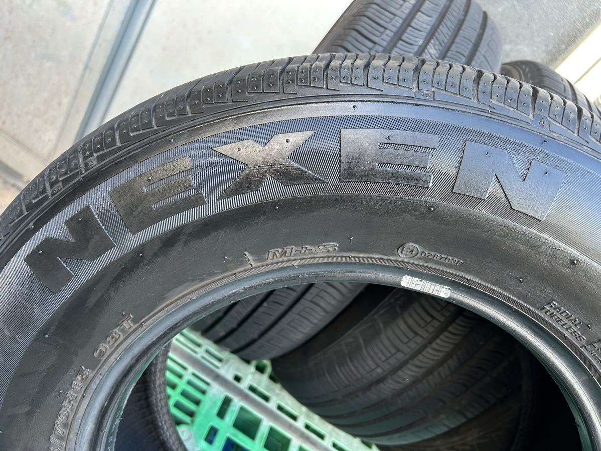 2019年 NEXEN 215/70R15 NPriz バリ山サマタイヤ4本セット、6.27mm、エア-済み_画像5