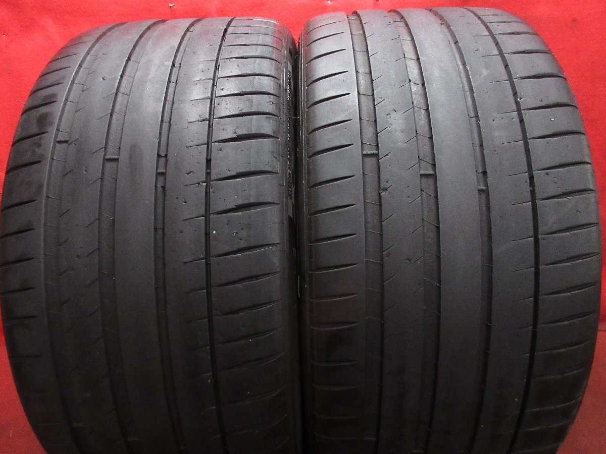 タイヤ 2本 295/35ZR21 ミシュラン PILOT SPORT 4 S 295/35R21 2020年 溝アリ 送料無料★13638T_画像1