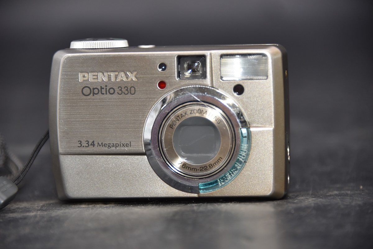 DY2-1【現状品】デジタルカメラ PENTAX optio 330 本体 バッテリー